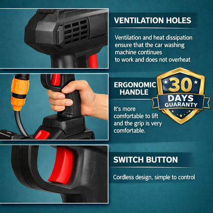 25V Dual-Battery Cordless Pressure Washer