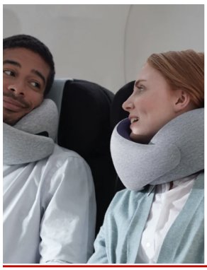 Grey memory foam U-shaped travel pillow with 360-degree neck support and travel sleep accessories.